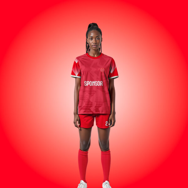 Girl Soccer Full Mockup