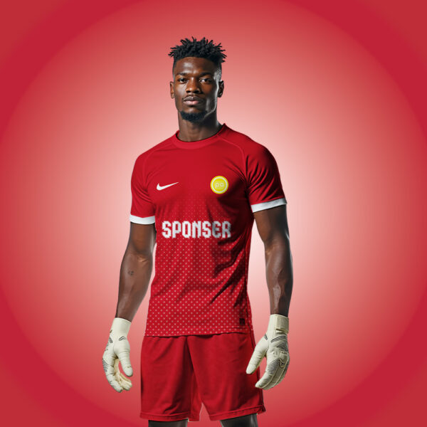 Goalkeeper Jersey Front Mockup
