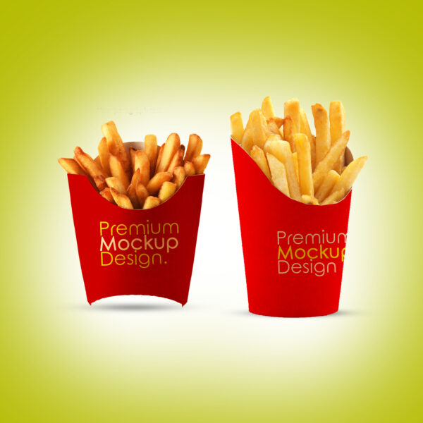 Handcut Chips – Double Packaging Mockup